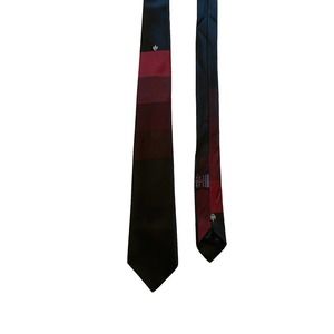 ViNTaGe Black & Red Rhodia Skinny Rockabilly Swing Tie